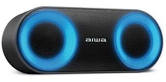 Caixa De Som Aiwa AWS-SP-01 Speaker Bluetooth Cor Preto Aiwa 20W de potência RMS