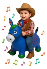 Cavalinho Upa Upa Musical Colorido