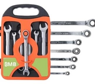 Chave Combinada Catraca Jogo De Chaves Com 7 Peças De Aço 08 A 19mm Reforçado Bmb-01