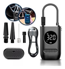 Compressor Digital Calibrador De Ar Portátil Powerbank 4000mah