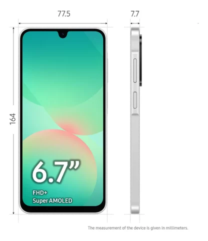 Celular Samsung Galaxy A26 5g 256gb, 8gb Ram, Câmera De 50mp, Ip67, Tela Super Amoled 6.7 - Imagem 2