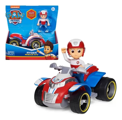 Patrulha Canina Boneco Brinquedo Veiculo Solido Ryder - Imagem 4