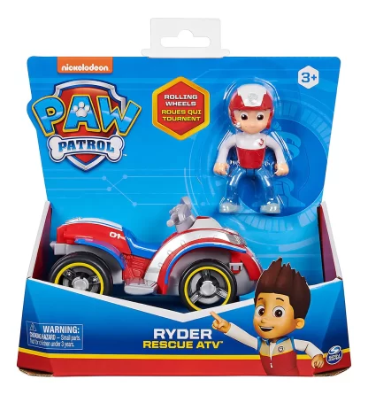 Patrulha Canina Boneco Brinquedo Veiculo Solido Ryder - Imagem 6