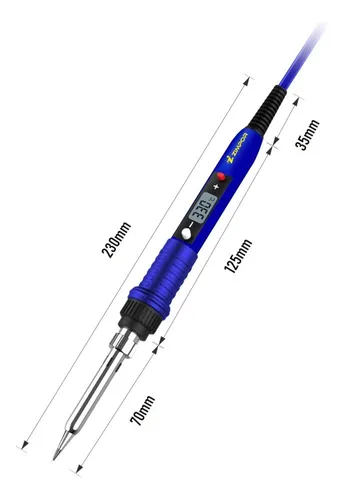 Ferro De Solda 80w Com Ajuste Regulagem Digital De Temperatura - Imagem 2