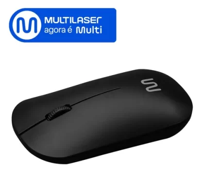 Mouse Slim Sem Fio Wireless Multilaser 1200dpi Mo307 - Imagem 2