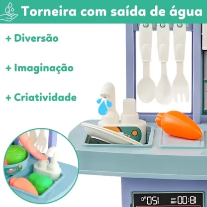 Kit ATENTU mini cozinha de brinquedo - Imagem 2