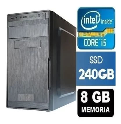 Pc Computador Cpu Intel I5 2400 + Ssd 240gb, 8gb Memória Ram 8 Gb - Imagem 2