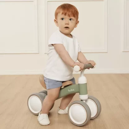 Bicicleta De Equilíbrio 4 Rodas Buba Retro Sem Pedal - Imagem 3