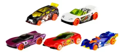 Hot Wheels Cartela De Carrinhos Com 5 Mattel - O Kit Cor Multicolor - Imagem 2
