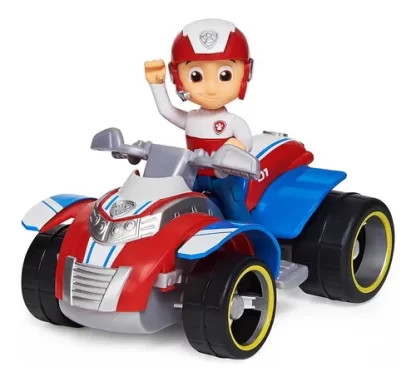 Patrulha Canina Boneco Brinquedo Veiculo Solido Ryder - Imagem 8