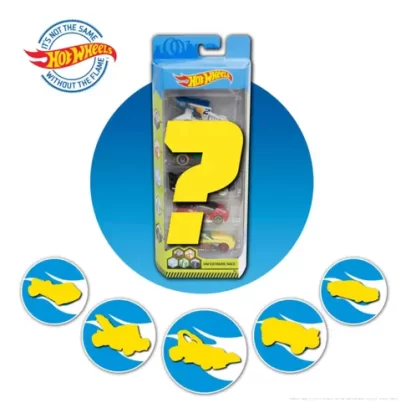 Hot Wheels Cartela De Carrinhos Com 5 Mattel - O Kit Cor Multicolor - Imagem 3