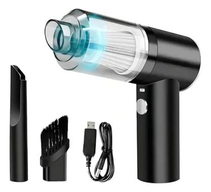 Aspirador Portátil Automotivo Potente Recarregável Premium - Imagem 4