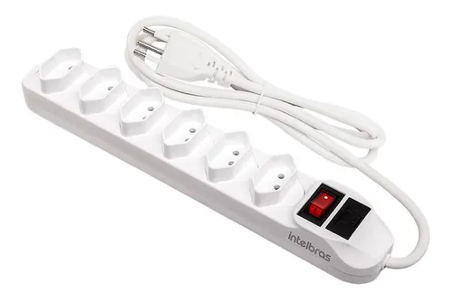 Protetor Eletrônico Intelbras Com 6 Tomadas Epe 1006 - Imagem 2