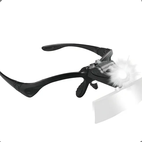 Lupa De Cabeça Thevisionaries Óculos Profissional Com Luz Led 5 Lentes De Aumento - Imagem 8