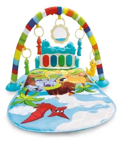 Tapete de Atividades Para Bebê Piano Play Funny Dino Maxi Baby - Imagem 5
