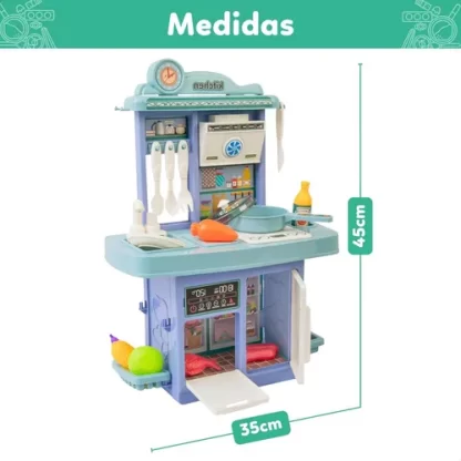 Kit ATENTU mini cozinha de brinquedo - Imagem 7