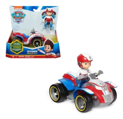 Patrulha Canina Boneco Brinquedo Veiculo Solido Ryder - Imagem 12