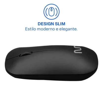 Mouse Slim Sem Fio Wireless Multilaser 1200dpi Mo307 - Imagem 5