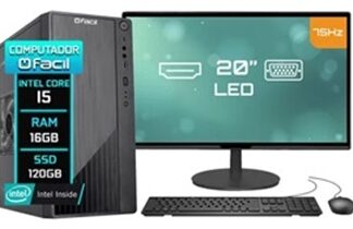 Computador Completo H61 Intel Core I5 16gb Ssd 120gb