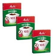 Filtro descartável para café Melitta Filtro 103 - 3 kits com 30 unidades