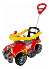 Carrinho Jip Jip Carrinho Empurrador Vermelho Maral