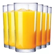 Jogo de Copos de Vidro Long Drink para Água e Suco 255ml