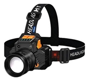 Lanterna De Cabeca Prova Dagua Farol De Cabeça Potente Forte Aventura de acampamento