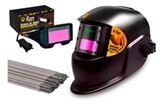 Máscara E Óculos De Solda Auto Escurecimento Profissional