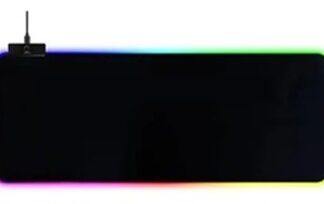 Mouse Pad gamer Exbom MP-LED3080 de emborrachado Liso grande 30cm x 80cm x 4mm preto