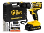 Parafusadeira E Furadeira Impacto The Black Tools Tb-21pw 3/8