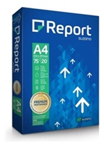 Papel A4 Sulfite Premium 75g 500 Folhas Report. Cor Branco