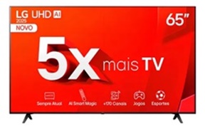 Smart Tv LG 65'' 4k Ultra Uhd Pro Led TU801C0SA Hdr Thinq Ai design elegante Alexa