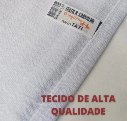 Kit 10 Pano De Prato Liso Branco Cozinha Pintar H Carvalho - Imagem 4