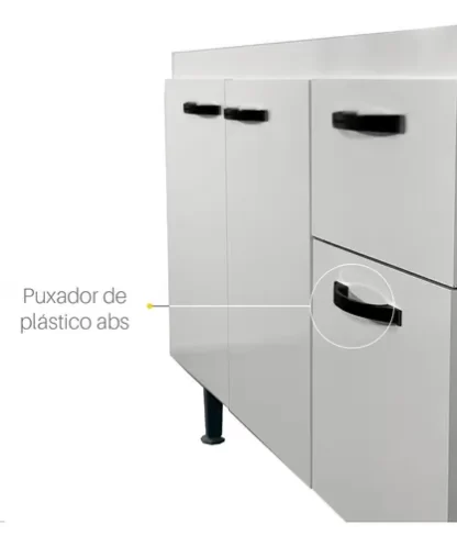 Armário Balcão De Pia Cozinha Gabinete Paneleiro Com Gaveta - Imagem 8