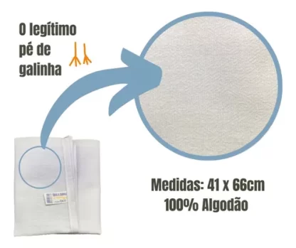 Kit 10 Pano De Prato Liso Branco Cozinha Pintar H Carvalho - Imagem 10