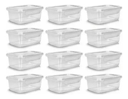 Pote com Trava Vasilha Erca Plast Micro e Freezer 750ml Reutilizável